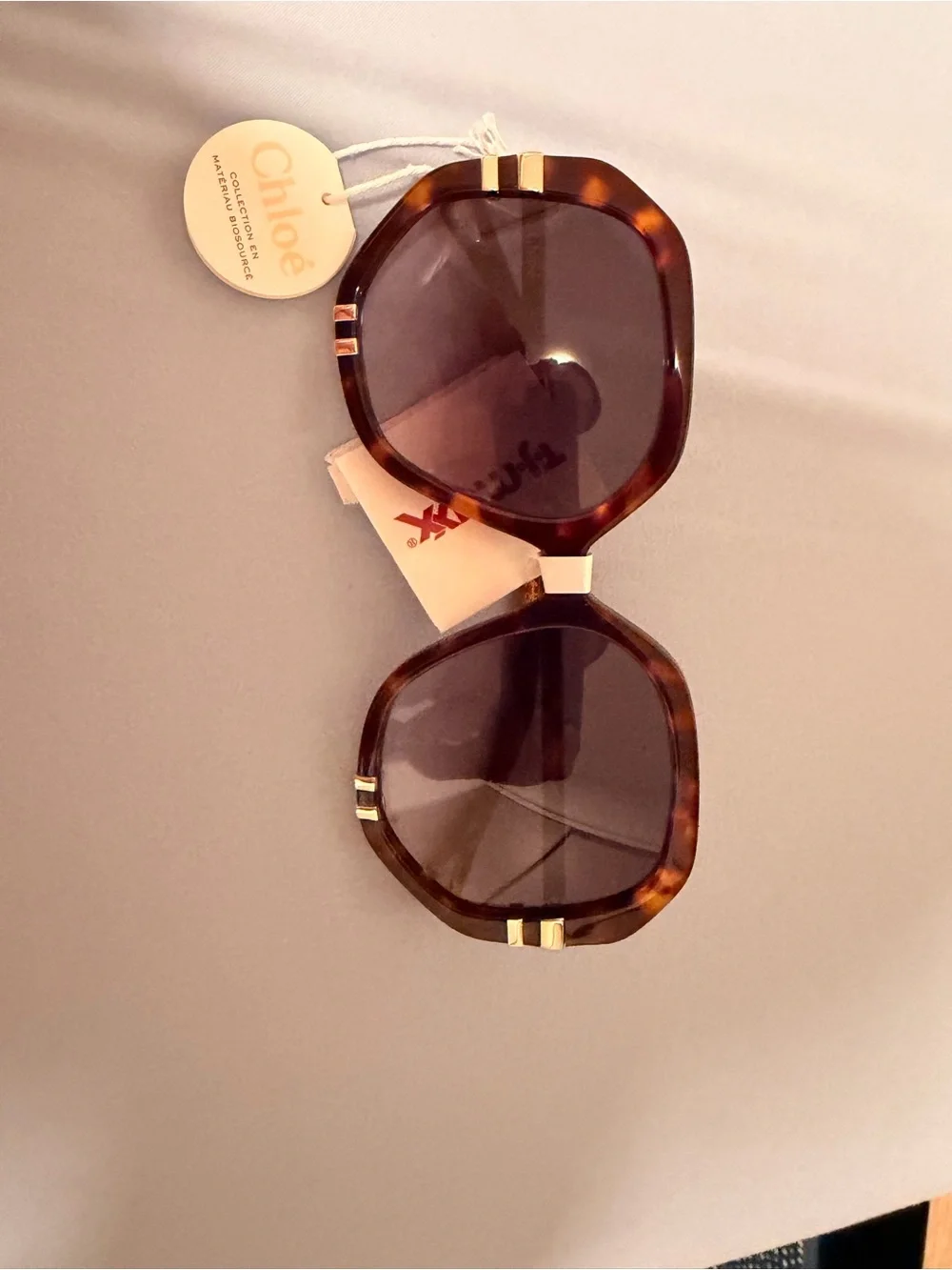 brand new Chloe Women’s Brown Tortoiseshell Sunglasses
